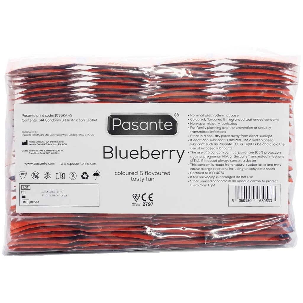 Pasante Blueberry Blast Flavored Condoms: Aromatic and Sensual Experience | Image