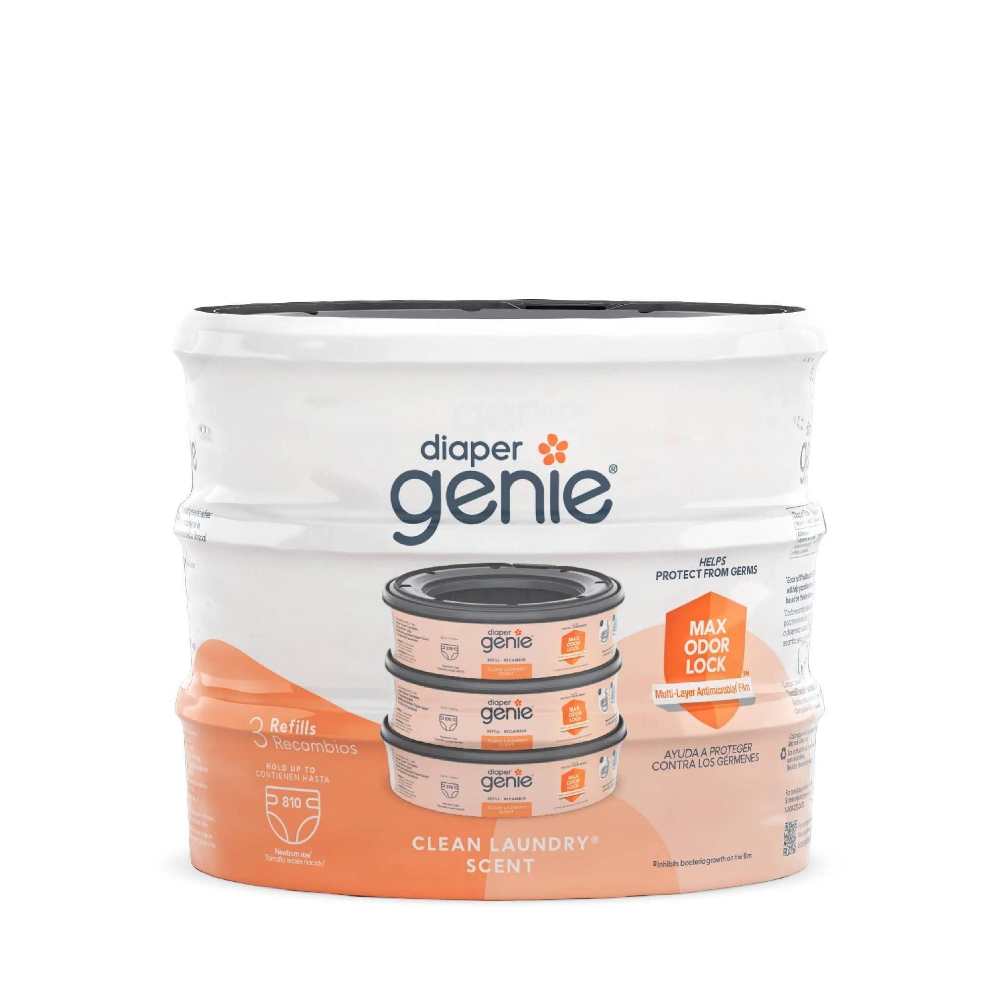 Diaper Genie Refill Packs: Clean Laundry Solution | Image