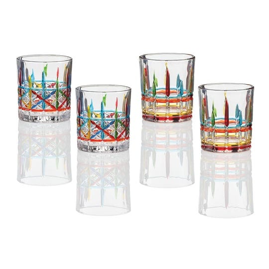 fiesta-cut-glass-lowball-glasses-set-of-5