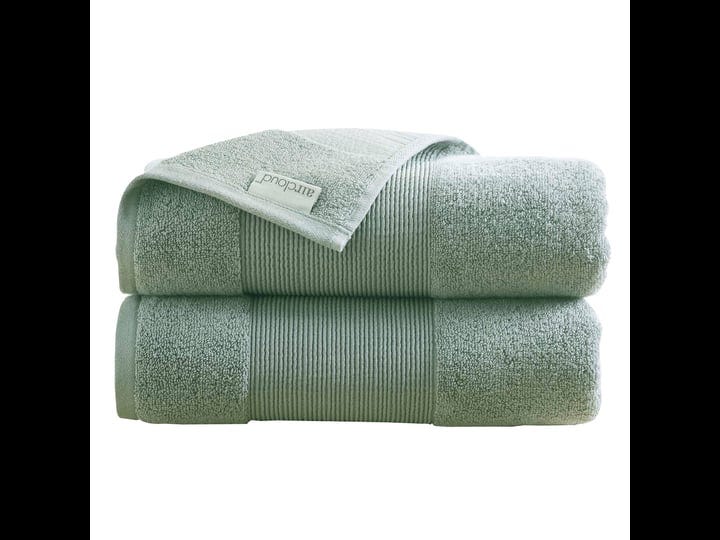 lyra-2-piece-ultra-soft-towel-set-cotton-absorbent-texture-sage-green-1