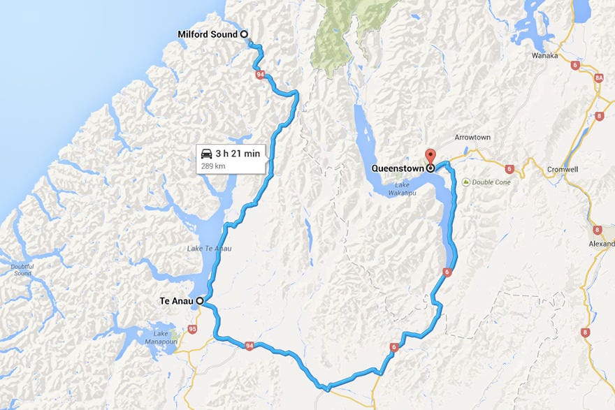 queenstown map