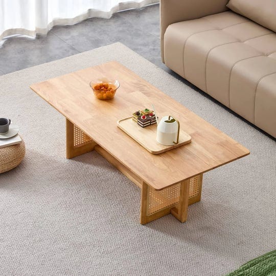 luspaz-rattan-coffee-table-rectangular-solid-wood-coffee-table-with-cross-table-legs-for-living-room-1
