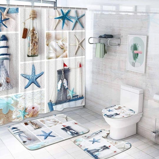 claswcalor-nautical-beach-shower-curtain-sets-with-non-slip-rugs-toilet-lid-cover-and-bath-mat-ocean-1