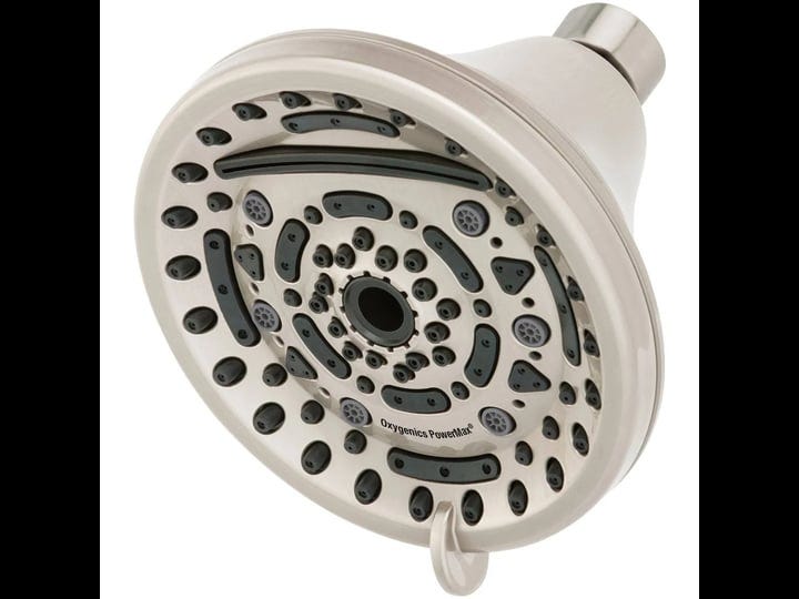 oxygenics-powermax-9-spray-2-0-gpm-fixed-showerhead-brushed-nickel-1