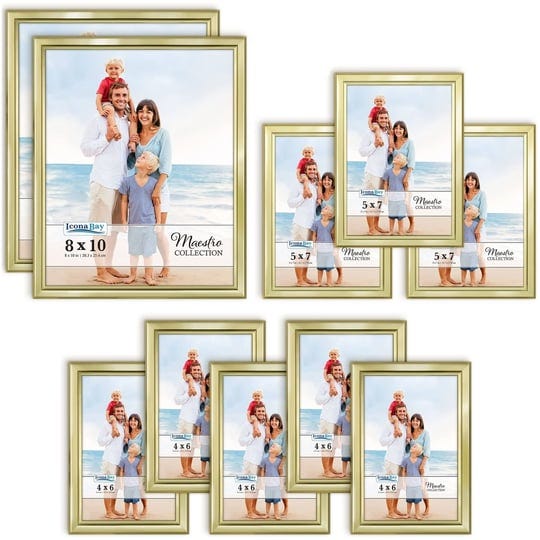icona-bay-gallery-set-of-gold-picture-frames-modern-contemporary-style-10-multi-size-frames-maestro--1
