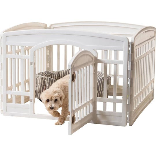 iris-4-panel-exercise-pet-playpen-with-door-1