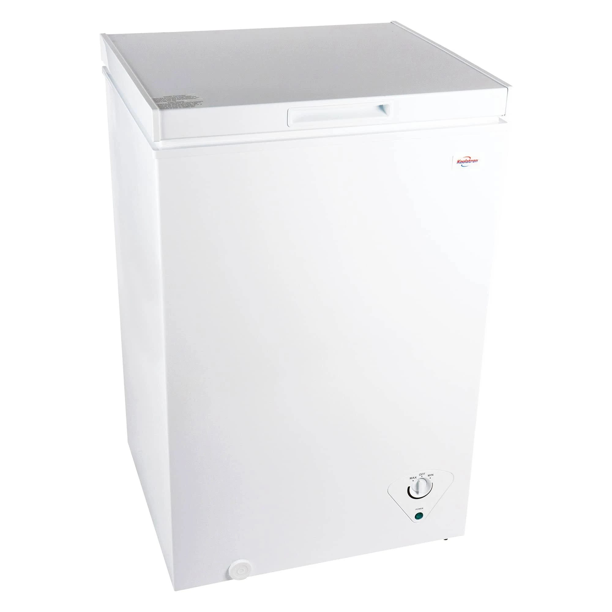 Energy-Efficient 3.5 Cu Ft Mini Freezer - White, Manual Defrost | Image