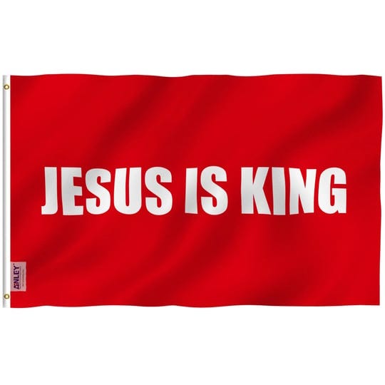 anley-3x5-foot-jesus-is-king-flag-white-christian-flags-polyester-1