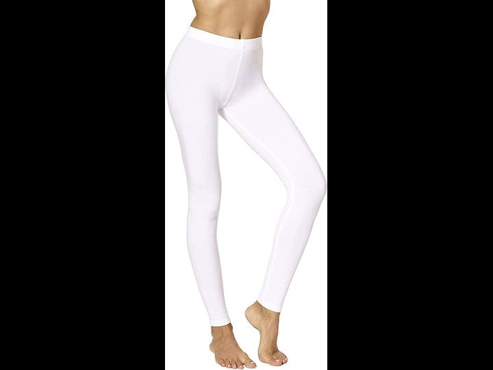 no-nonsense-womens-basic-cotton-leggings-white-size-large-1