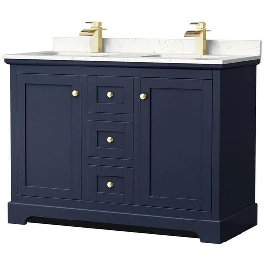 wyndham-wcv232348dblc2unsmxx-avery-48-inch-double-bathroom-vanity-in-dark-blue-light-vein-carrara-cu-1