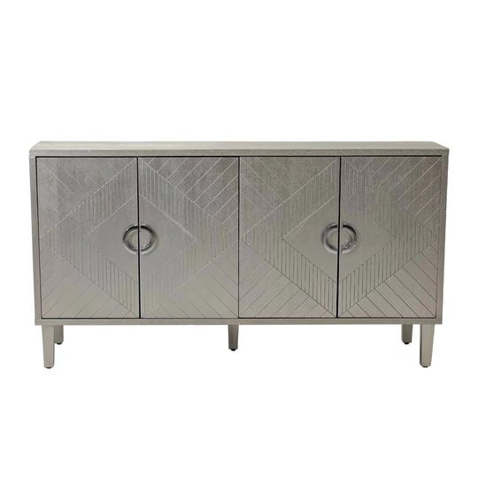 4-door-storage-cabinet-with-pine-legs-champagne-1