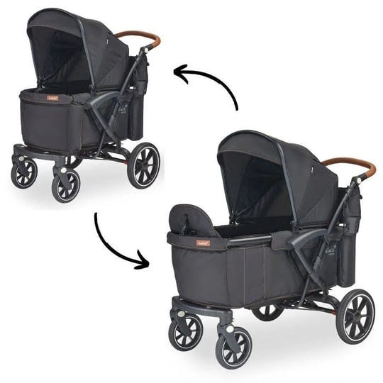 larktale-sprout-single-to-double-stroller-wagon-byron-black-1