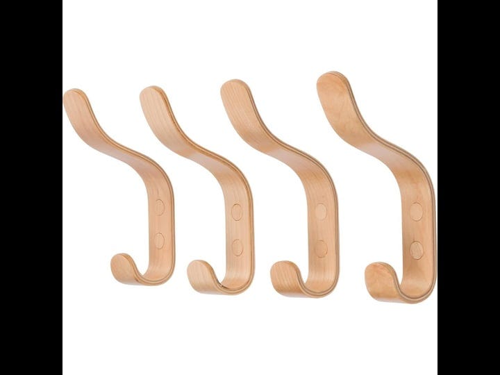 waveply-plywood-wall-hooks-set-of-4-wood-coat-rack-hanging-clothes-hats-robes-towels-maple-1