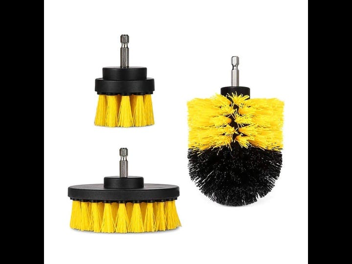 3-piece-drill-brush-all-purpose-power-scrubber-cleaning-set-drill-not-included-yellow-1