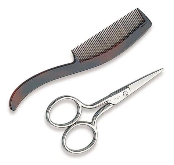 denco-mustache-scissors-and-comb-set-1