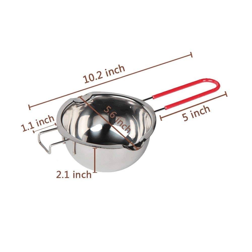 Stainless Steel Double Boiler Pot for Melted Chocolate and Steaming Food | Image