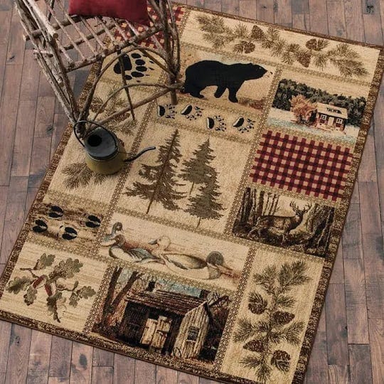 woodland-trails-area-rug-8-x-10-log-cabin-decor-from-black-forest-decor-1