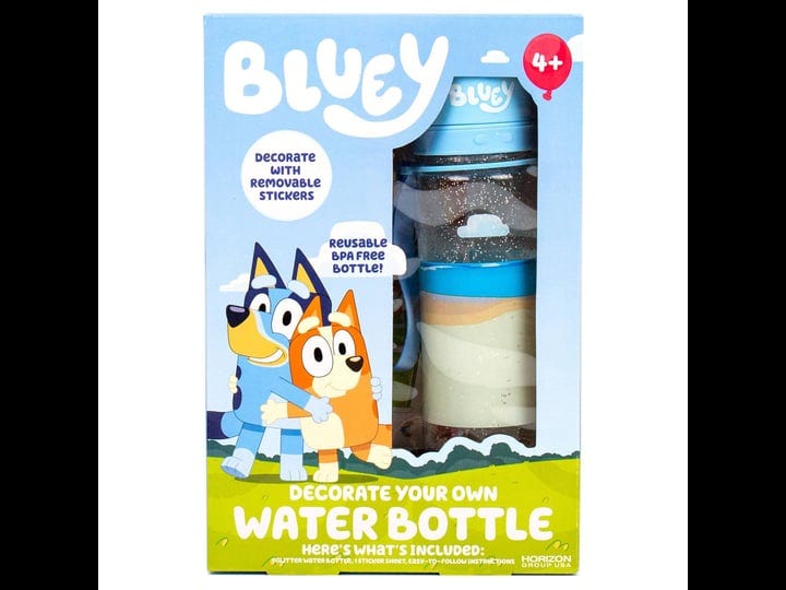 bluey-decorate-your-own-water-bottle-kids-unisex-multi-1