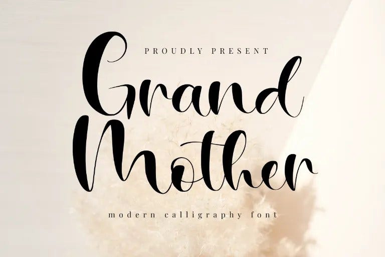 Grand Mother Font 1