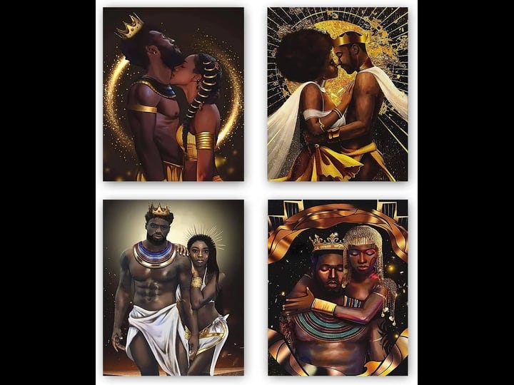 wall-art-posters-of-black-kings-and-queensafrican-american-canvas-art-printafro-king-posterblack-que-1