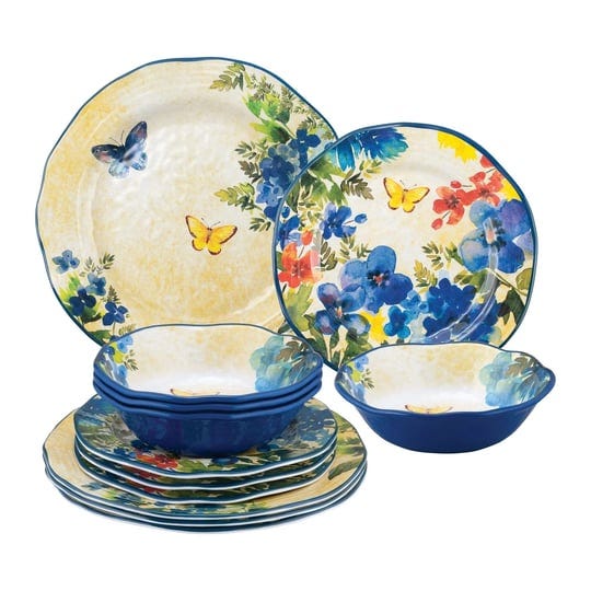 upware-12-piece-butterfly-floral-melamine-dinnerware-set-12-piece-1