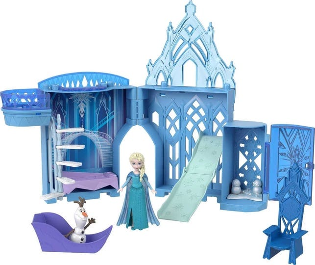 mattel-disney-frozen-toys-elsa-stackable-castle-doll-house-playset-with-small-doll-and-8-pieces-insp-1