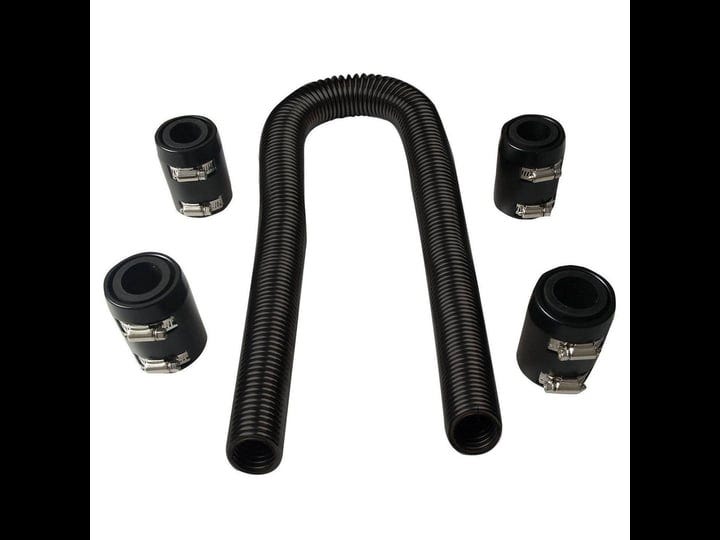 blackhorse-racing-48-black-stainless-steel-radiator-flexible-coolant-hose-kit-with-caps-universal-1