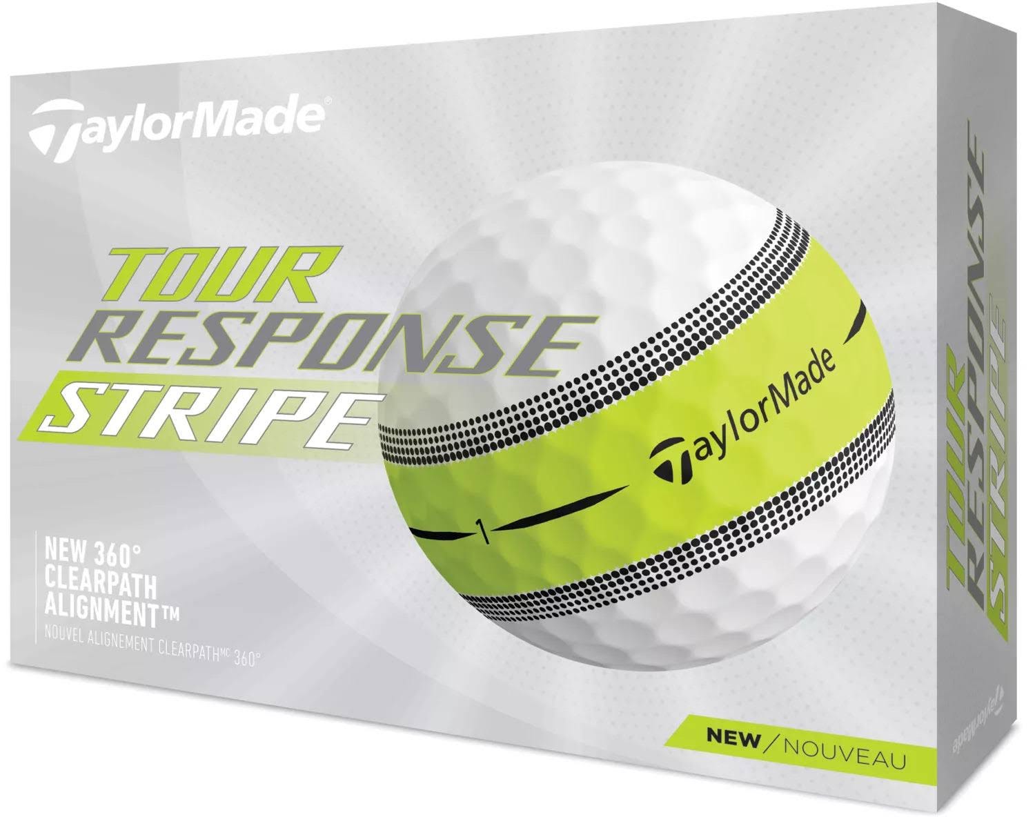 TaylorMade 2022 Tour Response Stripe Golf Balls | Image