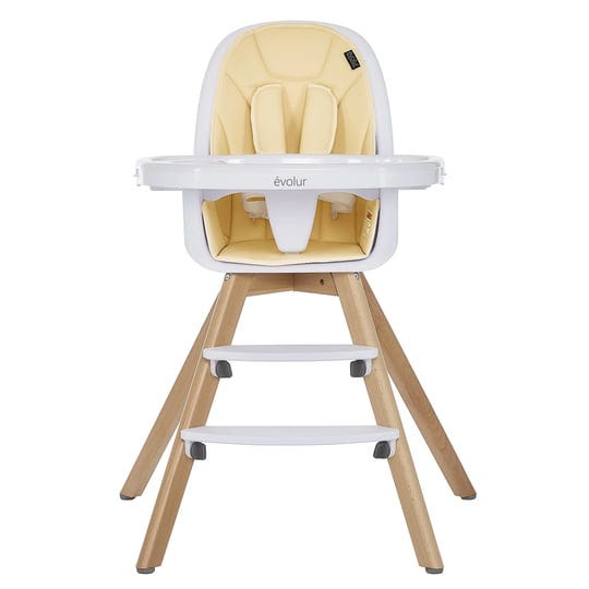 evolur-zoodle-3-in-1-high-booster-feeding-chair-yellow-1