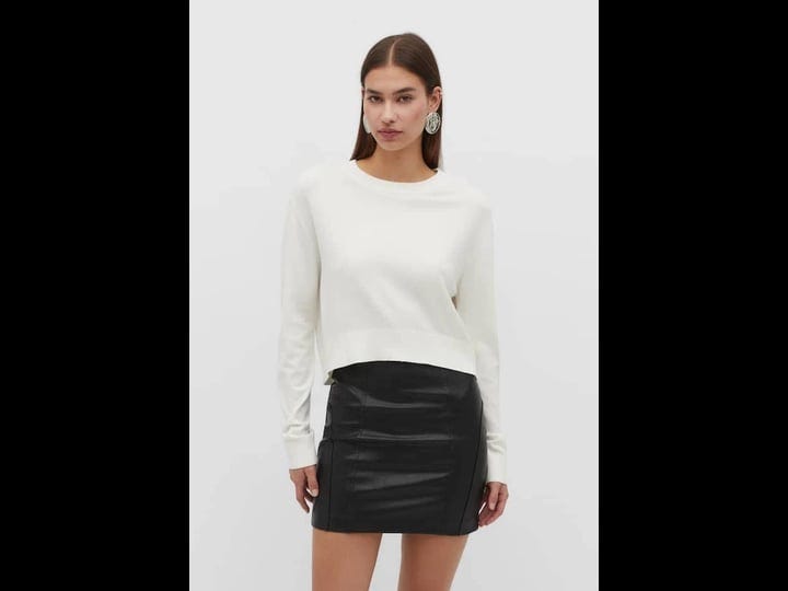 stradivarius-faux-leather-mini-skirt-with-seam-detail-in-black-1