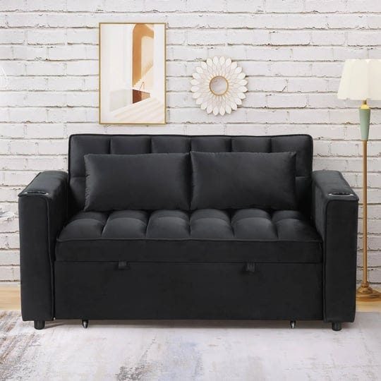 4-in-1-convertible-pull-out-sleeper-sofa-bedloveseat-futon-couch-chair-velvet-guest-sof--daybed-loun-1