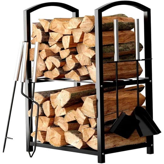 home-it-firewood-rack-outdoor-indoor-2-tier-firewood-holder-with-fireplace-tools-set-brush-shovel-po-1