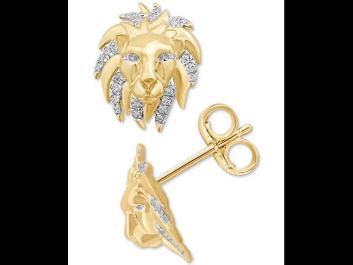 mens-diamond-lion-stud-earrings-1-3-ct-t-w-in-14k-gold-plated-sterling-silver-gold-1