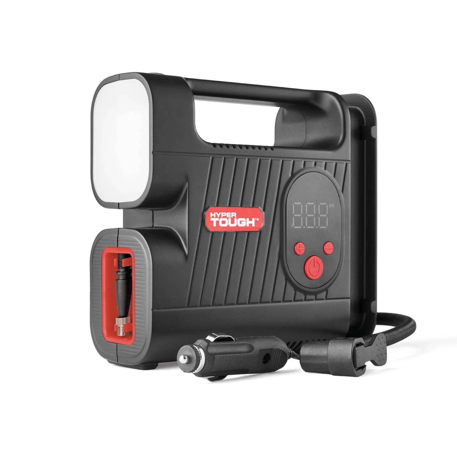 Hyper Tough DC 12V Portable Digital Car Tire Inflator with LED Display and Auto-Off Feature | Image