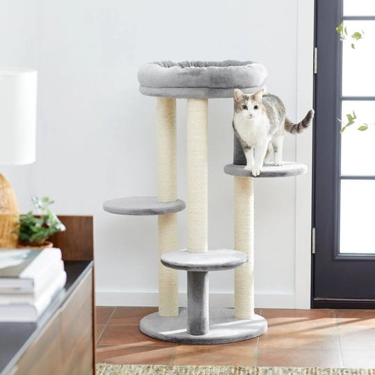 frisco-41-in-faux-fur-cat-tree-gray-1