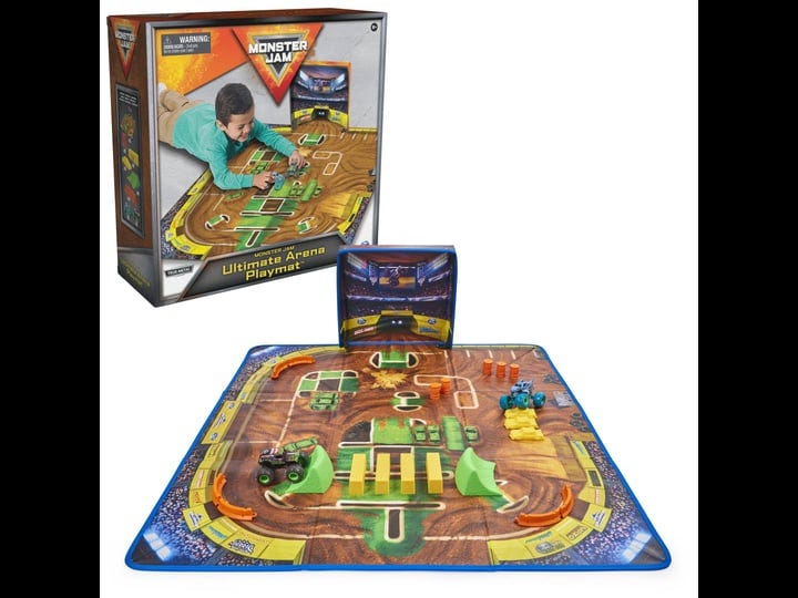 monster-jam-ultimate-arena-playmat-with-2-exclusive-die-cast-monster-trucks-megalodon-and-grave-digg-1