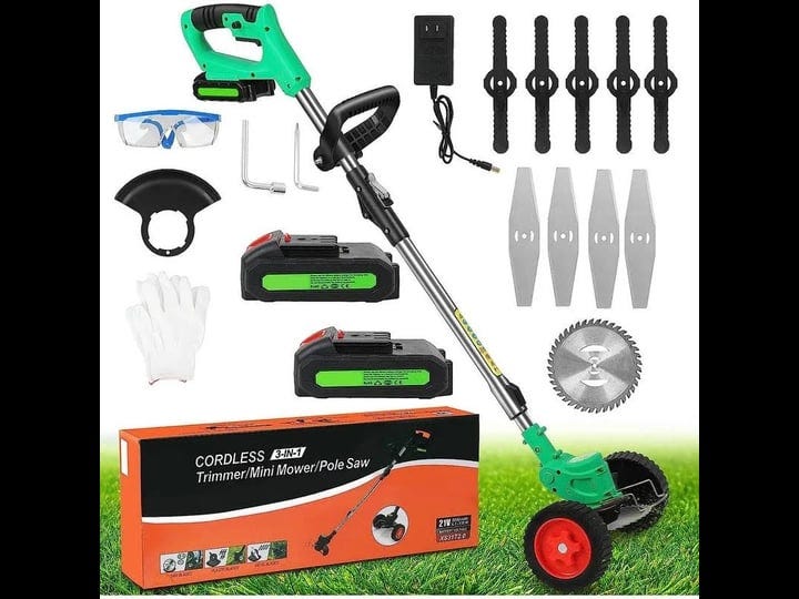 cordless-grass-trimmer-foldable-green-1