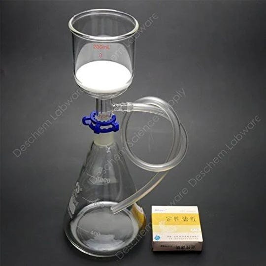 deschem-1000mlsuction-filtration-device200ml-buchner-funnel1l-erlenmeyer-flask70mm-filter-paper-1