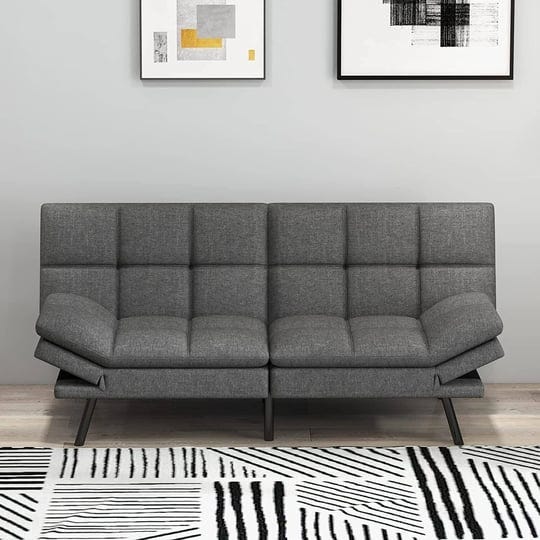futon-sofa-bed-memory-foam-couch-sleeper-daybed-foldable-convertible-loveseat-dark-gray-dark-grey-fu-1