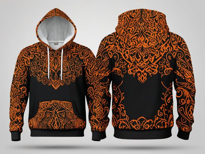 Black-And-Orange-Graphic-Hoodie-6