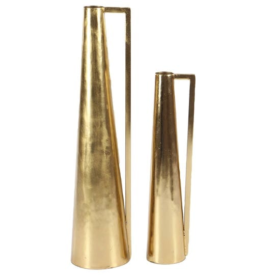 gold-modern-tapered-pitcher-vase-2-piece-set-1