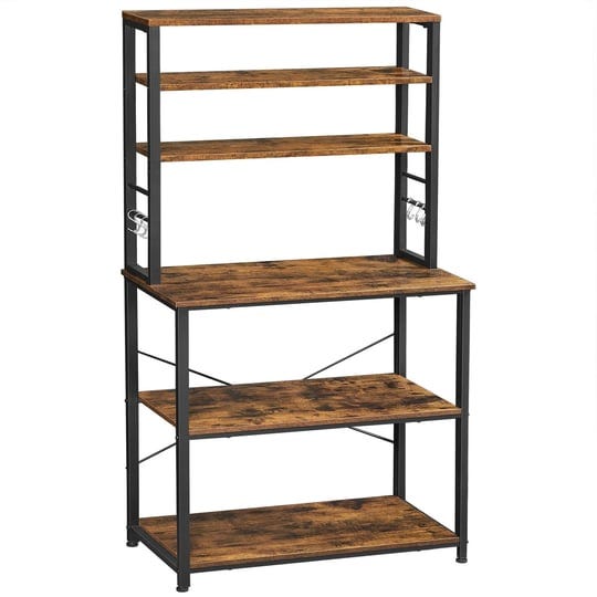 vasagle-bakers-rack-microwave-oven-stand-rustic-brown-and-black-1