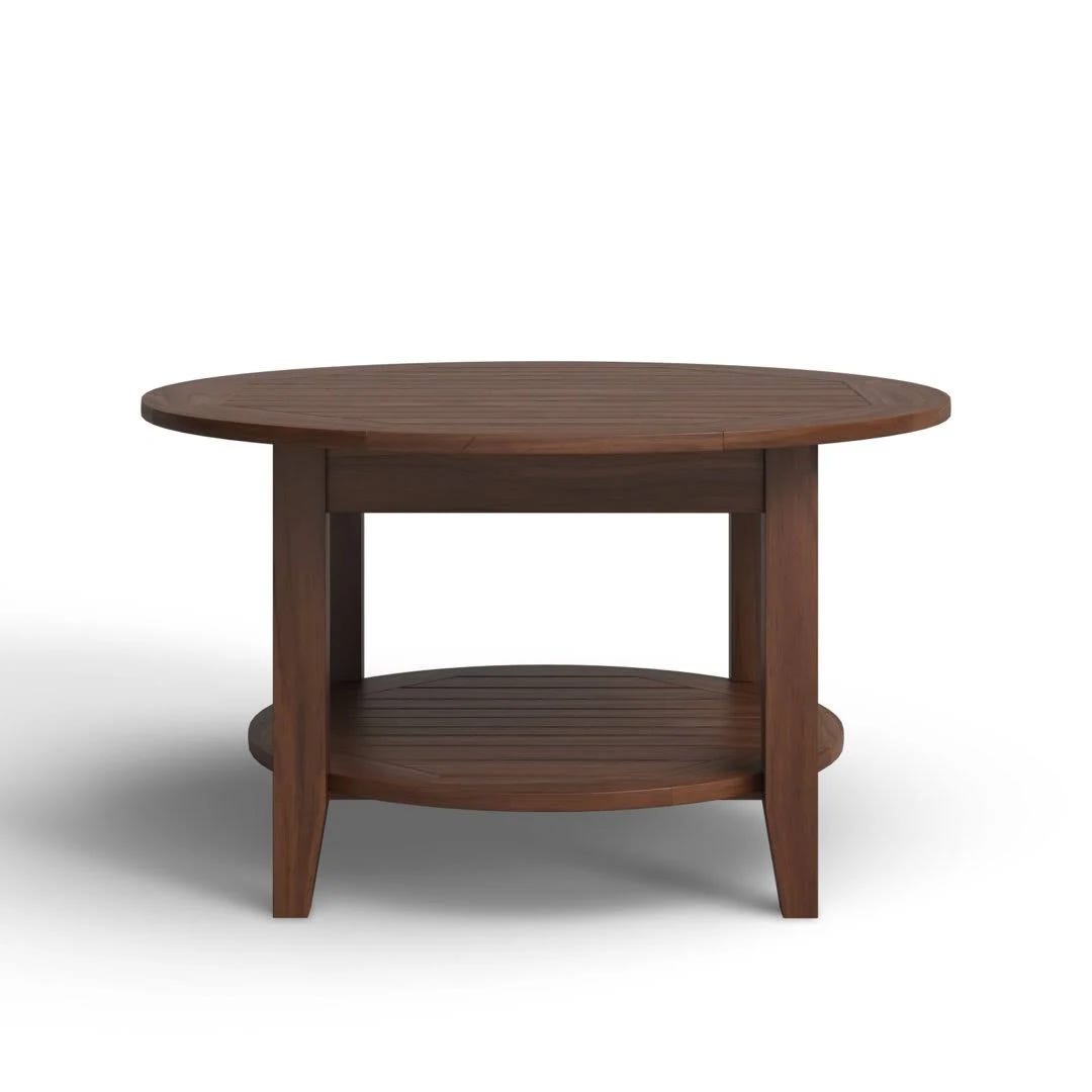 Birch Lane Vivenne Solid Wood Mahogany Coffee Table - Sturdy & Durable Outdoor Design | Image