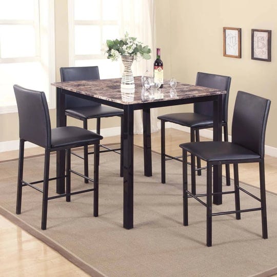 roundhill-furniture-5-piece-citico-counter-height-dining-set-with-laminated-faux-marble-top-1