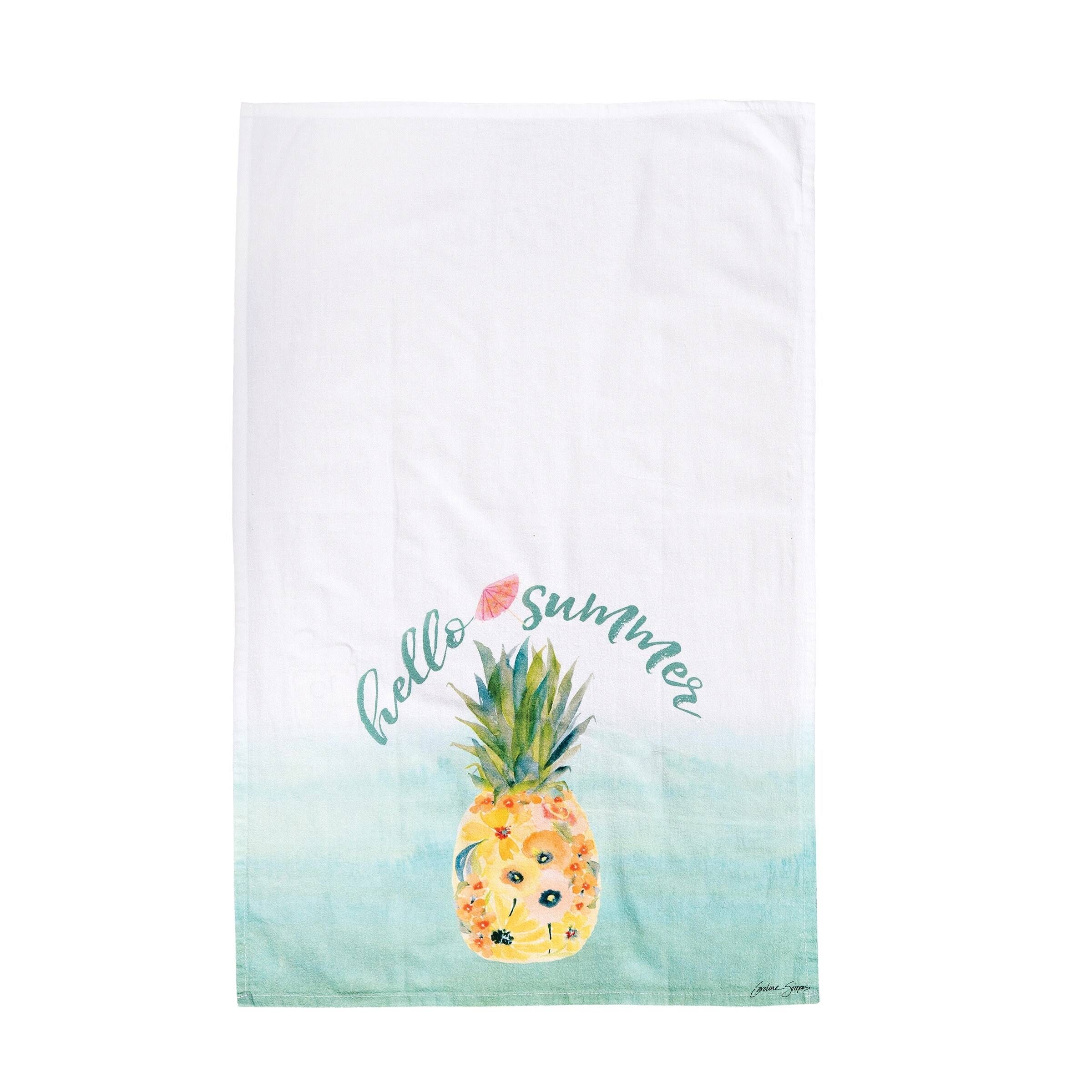 Colorful Flour Sack Kitchen Towel by Caroline Simas | Image