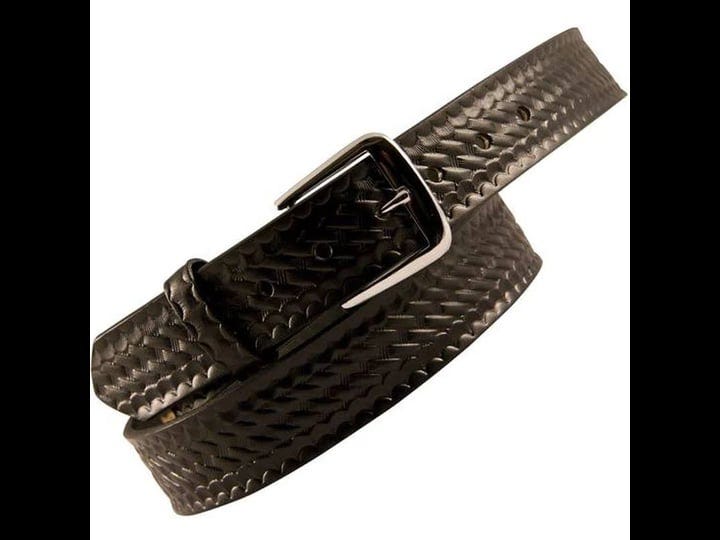 boston-leather-traditional-1-1-2-off-duty-belt-50-black-basket-weave-nickel-1