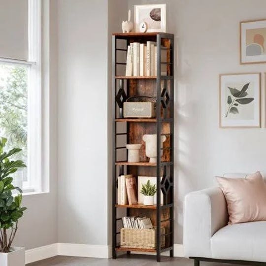 dextrus-5-tier-industrial-bookshelf-tall-narrow-bookcase-with-metal-frame-open-storage-display-rack--1