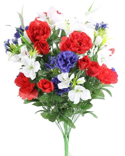40-stems-artificial-full-blooming-lily-rose-bud-carnation-and-mum-with-greenery-mixed-flower-bush-re-1