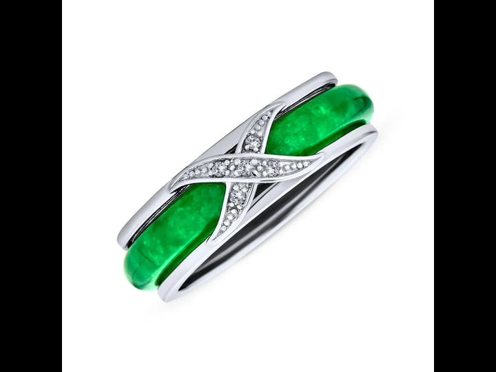 bling-jewelry-jade-band-cz-criss-cross-sterling-silver-ring-green-size-6-1