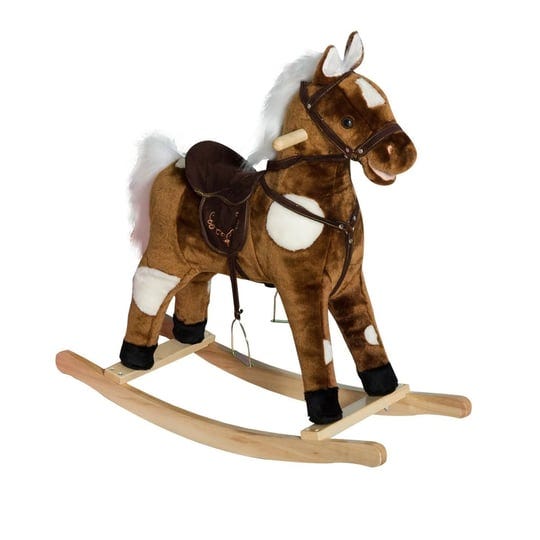 qaba-kids-plush-toy-rocking-horse-ride-on-with-realistic-sounds-dark-brown-1